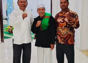 Perkuat Ukhuwah Islamiyah, Ketua DPD LDII Maluku Tengah Hadiri Sholat Subuh Berjamaah di Masjid Agung Ibnu Abdullah