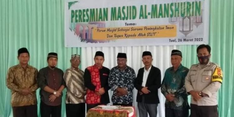 Untuk Meningkatkan Ibadah, Jelang Ramadan Masjid Al Manshurin Diresmikan