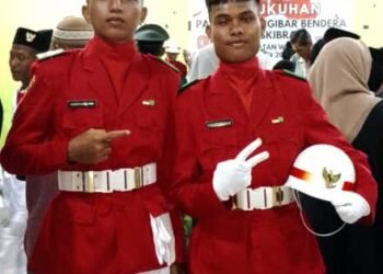 Kontribusi Nyata Pemuda LDII: Dua Anggota Jadi Paskibra Kecamatan Waeapo