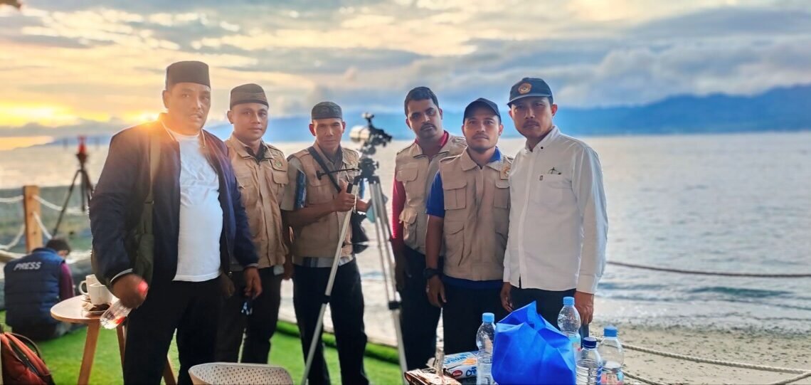 Kolaborasi Solid! DPW LDII Maluku Turunkan 8 Personel Pantau Hilal Bareng Kemenag dan BMKG