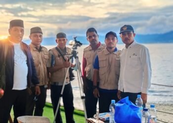 Kolaborasi Solid! DPW LDII Maluku Turunkan 8 Personel Pantau Hilal Bareng Kemenag dan BMKG