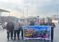 Cegah Dampak Asap Karhutla, Senkom Maluku dan Senkom Kota Ambon Bagikan 2.000 Masker Gratis