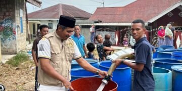 Di Tengah Kekeringan, LDII Kota Ambon Hadirkan Harapan Lewat Bantuan Air Bersih